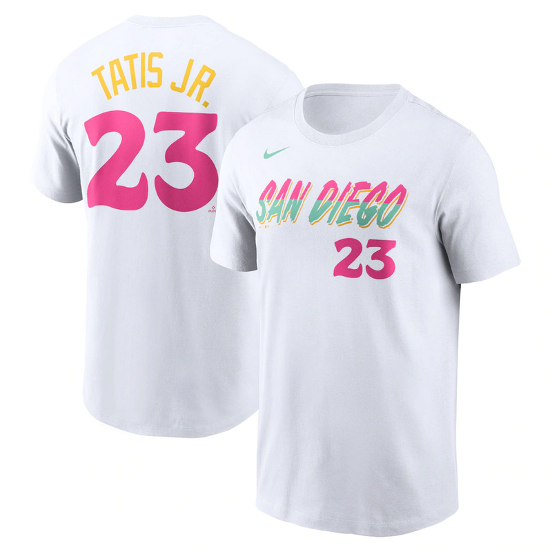 San Diego Padres 23 tatis JR white T shirt