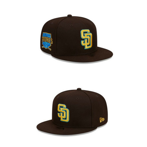 San Diego Padres brown caps TX