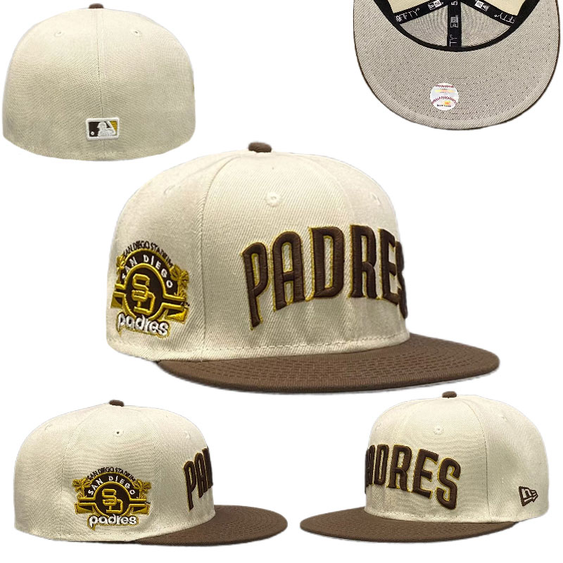 San Diego Padres fiftted caps sf