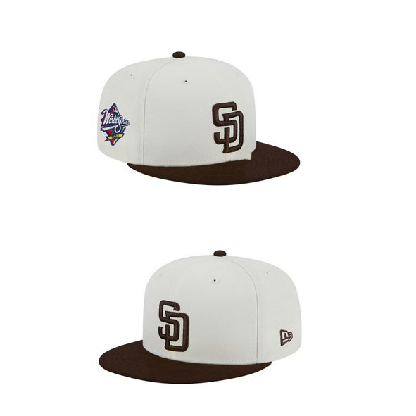 San Diego Padres white caps tx 3