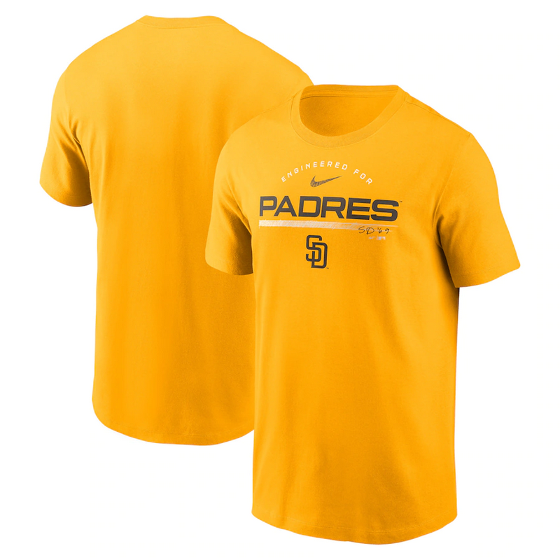 San Diego Padres yellow T shirt 2
