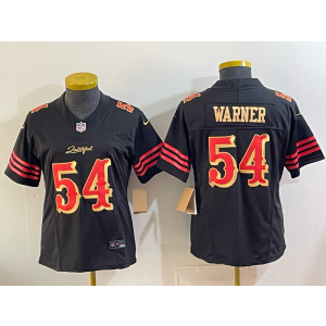 San Francisco 49ers 54 Warner Black Gold Rivalries F.U.S.E. Vapor Limited Women Jersey San Francisco 49ers 54 Warner Black Gold Rivalries F.U.S.E. Vapor Limited Women Jersey