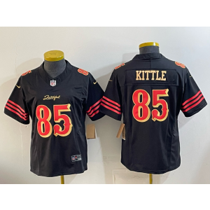 San Francisco 49ers 85 Kittle Black Gold Rivalries F.U.S.E. Vapor Limited Women Jersey San Francisco 49ers 85 Kittle Black Gold Rivalries F.U.S.E. Vapor Limited Women Jersey