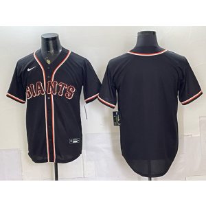 San Francisco Giants Blank Black Men Jersey