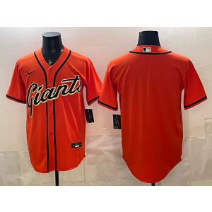 San Francisco Giants Blank Orange Cool Base Men Jersey