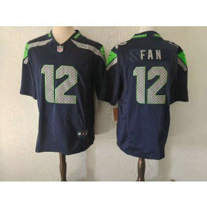 Seattle Seahawks 12 Fan Blue F.U.S.E. Vapor Limited Youth Jersey