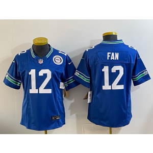 Seattle Seahawks 12 Fan Royal F.U.S.E. Vapor Limited Women Jersey Seattle Seahawks 12 Fan Royal F.U.S.E. Vapor Limited Women Jersey