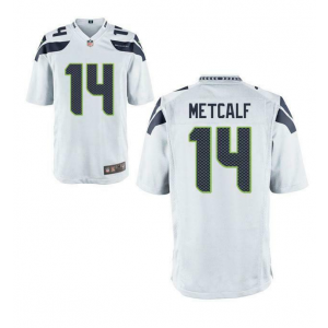 Seattle Seahawks 14 DK Metcalf White Youth Game Jersey