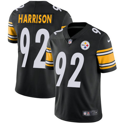 Steelers #92 James Harrison Black Team Color Men's Stitched Football Vapor Untouchable Limited Jersey