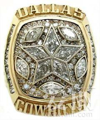 Super Bowl XXX Dallas Cowboys 1995 Diamond Cutters Int'l.