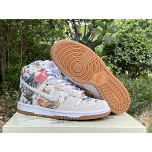 Supreme x Nike SB Dunk High Rammellzee Shoes