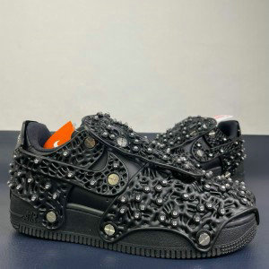 Swarovski × Nike Air Force 1 Black Shoes