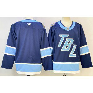 Tampa Bay Lightning Blank Blue New Men Jersey