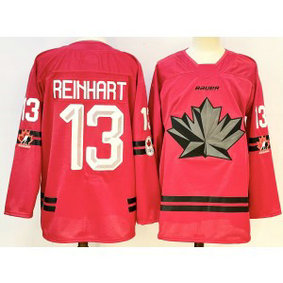 Team Canada 13 Sam Reinhart Red 2025 New Men Jersey