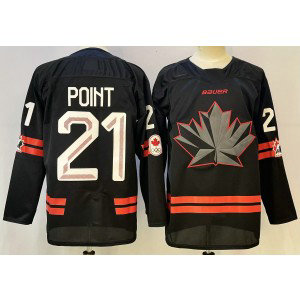 Team Canada 21 Point Black 2025 New Men Jersey