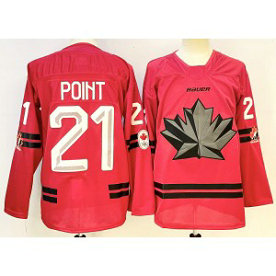 Team Canada 21 Point Red 2025 New Men Jersey
