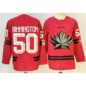 Team Canada 50 Binnington Red New Men Jersey