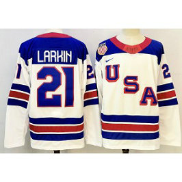 Team USA 21 Larkin White New Men Jersey Team USA 21 Larkin White New Men Jersey