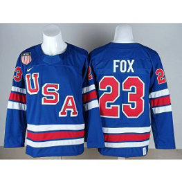 Team USA 23 Fox Blue New Men Jersey Team USA 23 Fox Blue New Men Jersey