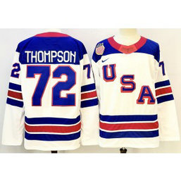Team USA 72 Thompson White New Men Jersey Team USA 72 Thompson White New Men Jersey