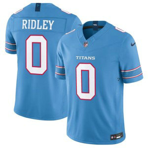 Tennessee Titans 0 Calvin Ridley Light Blue 2026 F.U.S.E. Vapor Limited Men Jersey