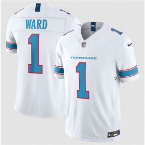 Tennessee Titans 1 Cameron Ward White 2026 F.U.S.E. Vapor Limited Men Jersey Tennessee Titans 1 Cameron Ward White 2026 F.U.S.E. Vapor Limited Men Jersey