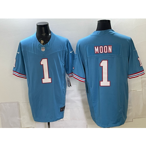 Tennessee Titans 1 Moon Light Blue F.U.S.E. Vapor Limited Men Jersey