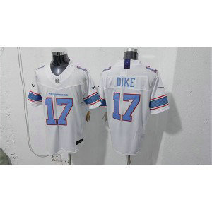 Tennessee Titans 17 Chimere Dike White 2026 F.U.S.E. Vapor Limited Men Jersey