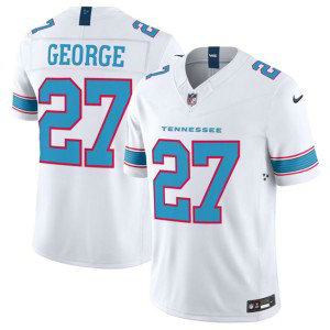 Tennessee Titans 27 Eddie George White 2026 F.U.S.E. Vapor Limited Men Jersey Tennessee Titans 27 Eddie George White 2026 F.U.S.E. Vapor Limited Men Jersey