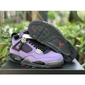 Travis Scott x Nike Air Jordan 4 Retro Purple Shoes