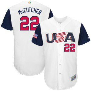 USA Baseball 22 Andrew McCutchen White 2017 World Baseball Classic Jersey