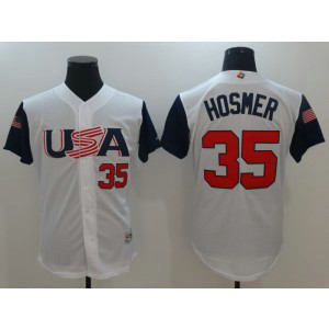USA Baseball 35 Eric Hosmer White 2017 World Baseball Classic Jersey