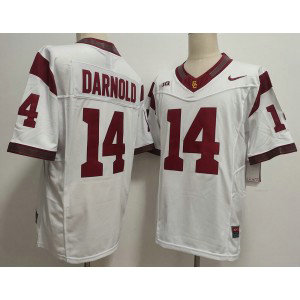 USC Trojans 14 Sam Darnold White F.U.S.E. Vapor Limited Men Jersey