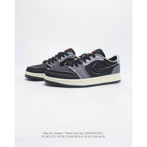 Uion LA x Nike Air Jordan AJ1 KO Low Black Shoes