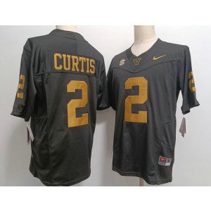Vanderbilt Commodores 2 Jared Curtis Black Gold F.U.S.E. Vapor Limited Men Jersey