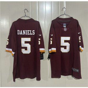 Washington Commanders 5 Jayden Daniels Burgundy 2026 New Vapor Limited Men Jersey Washington Commanders 5 Jayden Daniels Burgundy 2026 New Vapor Limited Men Jersey
