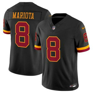 Washington Commanders 8 Marcus Mariota Black 2026 New F.U.S.E. Vapor Limited Men Jersey