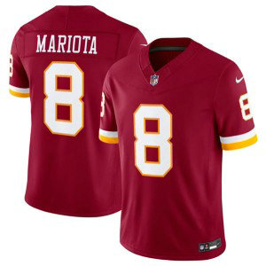 Washington Commanders 8 Marcus Mariota Burgundy 2026 New F.U.S.E. Vapor Limited Men Jersey