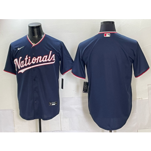 Washington Nationals Blank Navy Men Jersey