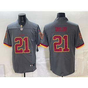 Washington Redskins 21 Taylor Grey Vapor Limited Men Jersey