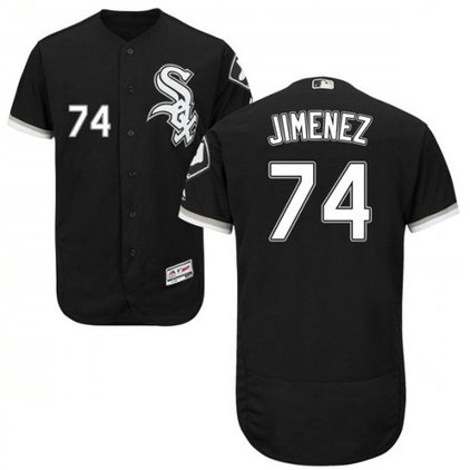 White Sox #74 Eloy Jimenez Black Flexbase Jersey