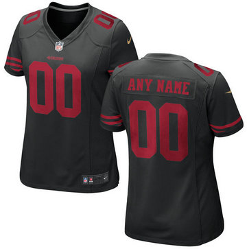 Women's Nike San Francisco 49ers Black Customized limited Jersey