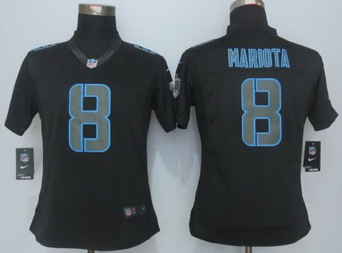 Women's Tennessee Titans #8 Marcus Mariota Nike Black Impact Limited Jersey