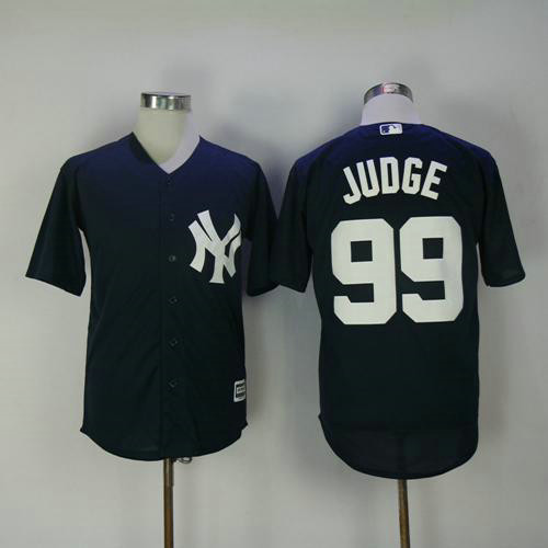 Yankees #99 Aaron Judge Navy Blue New Cool Base Stitched MLB Jersey