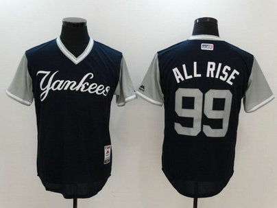 Yankees 99 Aaron Judge All Rise Majestic Navy 2017 Players Weekend Nickname Jersey