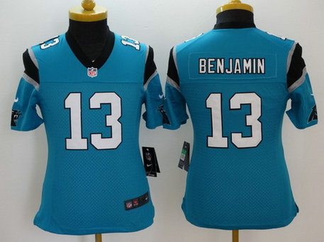 Youth Carolina Panthers #13 Kelvin Benjamin Light Blue Alternate NFL Nike Limited Jersey
