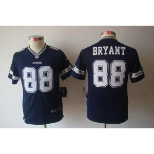 Youth Nike Dallas Cowboys 88 Dez Bryant Navy Blue NFL Limited Jersey