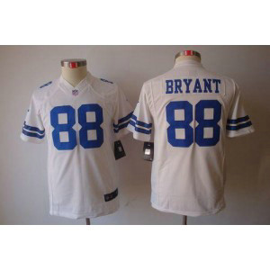Youth Nike Dallas Cowboys 88 Dez Bryant White NFL Limited Jersey